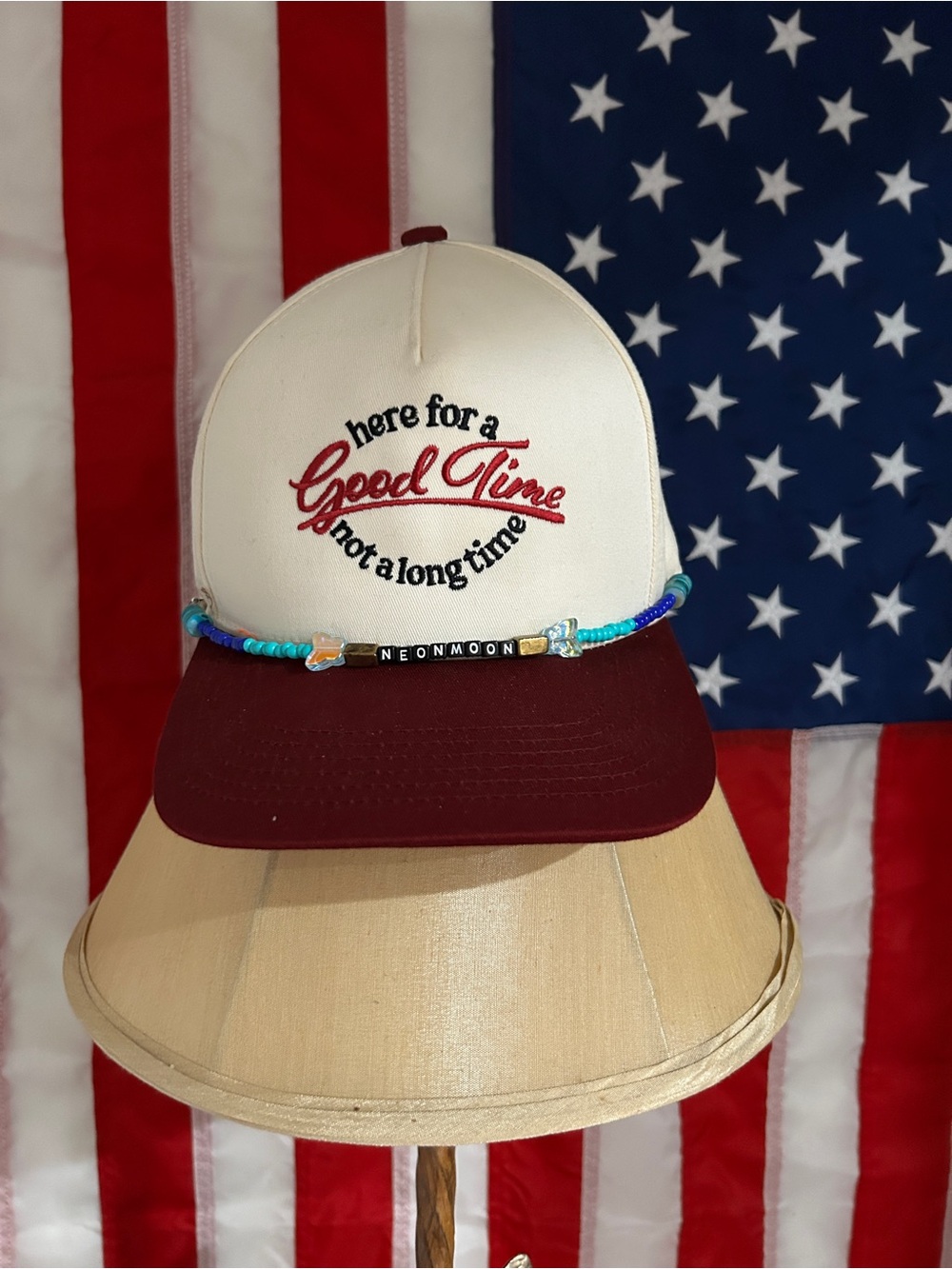 Hat chain NEON MOON handmade brand new